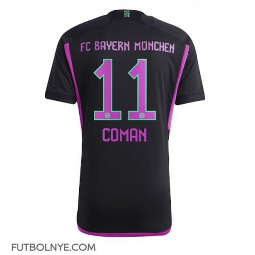 Camiseta Bayern Munich Kingsley Coman #11 Visitante Equipación 2023-24 manga corta